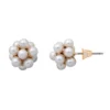 LC Lauren Conrad Cluster Stud Earrings