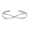 LC Lauren Conrad Silver X Cuff Bracelet -Fashion Women 2331397