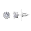 LC Lauren Conrad Crown Stud Earrings -Fashion Women 2440171 Silver Tone