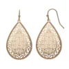 LC Lauren Conrad Filigree Teardrop Earrings -Fashion Women 2541904