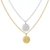 LC Lauren Conrad Openwork Disc Pendant Necklace Set 2 LC Lauren Conrad Openwork Disc Pendant Necklace Set -Fashion Women 2859971