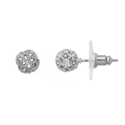 LC Lauren Conrad Openwork Ball Stud Earrings