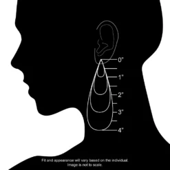 LC Lauren Conrad Tri Tone Leaf Cluster Nickel Free Drop Earrings -Fashion Women 3006923 ALT7