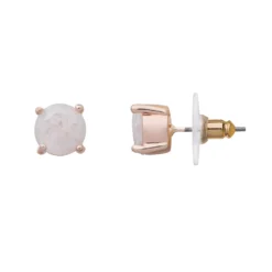 LC Lauren Conrad Runway Collection Round Crackle Stud Earrings