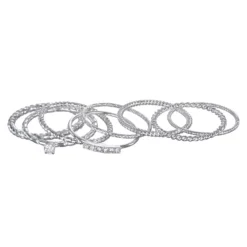 LC Lauren Conrad Twist Stack Ring Set
