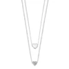 LC Lauren Conrad Layered Heart Necklace -Fashion Women 3113663