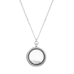 LC Lauren Conrad Long Round Shaker Pendant Necklace