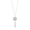 LC Lauren Conrad Long Disc & Tassel Pendant Necklace -Fashion Women 3113821