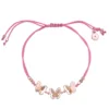 LC Lauren Conrad Pink Butterfly Bracelet -Fashion Women 3281334