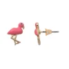 LC Lauren Conrad Pink Flamingo Nickel Free Stud Earrings -Fashion Women 3286102