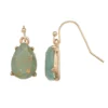 LC Lauren Conrad Green Nickel Free Teardrop Earrings -Fashion Women 3312455