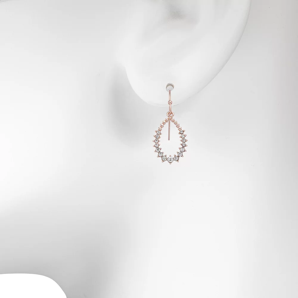 LC Lauren Conrad Simulated Crystal Nickel Free Teardrop Earrings 4 LC Lauren Conrad Simulated Crystal Nickel Free Teardrop Earrings - Image 2