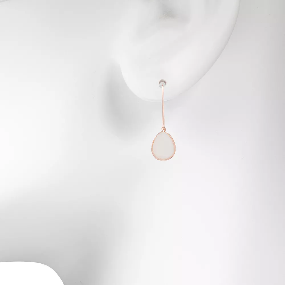 LC Lauren Conrad Mother-of-Pearl Drop Earrings 4 LC Lauren Conrad Mother-of-Pearl Drop Earrings - Image 2