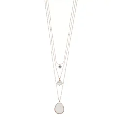 LC Lauren Conrad Mother-of-Pearl Multistrand Necklace