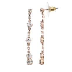 Women's LC Lauren Conrad Linear Crystal Drop Earrings