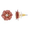 LC Lauren Conrad Enamel Flower Button Earrings -Fashion Women 3734906