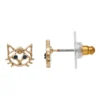LC Lauren Conrad Cat Nickel Free Button Stud Earrings -Fashion Women 3772648 Gold Tone