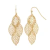 LC Lauren Conrad Filigree Leaf Nickel Free Drop Earrings -Fashion Women 3772676