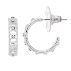 LC Lauren Conrad Filigree Nickel Free Hoop Earrings