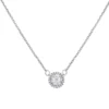 LC Lauren Conrad Dainty Cubic Zirconia Necklace -Fashion Women 3817586 Silver Tone