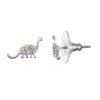 LC Lauren Conrad Simulated Crystal Dinosaur Nickel Free Stud Earrings -Fashion Women 3956804