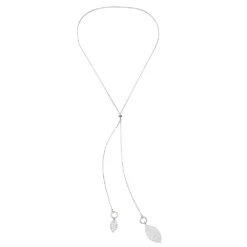 LC Lauren Conrad Filigree Leaf Y Necklace