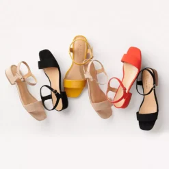 LC Lauren Conrad Obsidian Women's Block Heel Sandals -Fashion Women 4248865 ALT5