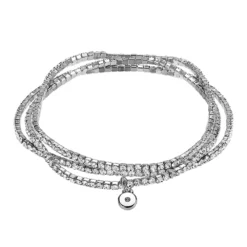 LC Lauren Conrad Simulated Crystal Multistrand Bracelet