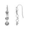 LC Lauren Conrad Cubic Zirconia & Heart Nickel Free Drop Earrings -Fashion Women 4271907