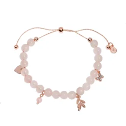 LC Lauren Conrad "Happiness" Charm Bead Bracelet