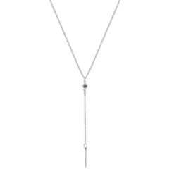 LC Lauren Conrad Silver Tone Cubic Zirconia Necklace