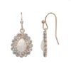 LC Lauren Conrad Rose Gold Tone Teardrop Nickel Free Drop Earrings 1 LC Lauren Conrad Rose Gold Tone Teardrop Nickel Free Drop Earrings -Fashion Women 4795833