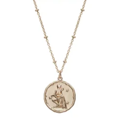 LC Lauren Conrad Zodiac Coin Pendant Necklace