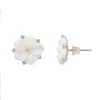 LC Lauren Conrad Rose Gold Tone & White Floral Button Earrings 2 LC Lauren Conrad Rose Gold Tone & White Floral Button Earrings -Fashion Women 4952232