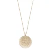 LC Lauren Conrad Gold Tone Triple Filigree Disc Pendant Necklace -Fashion Women 4981434