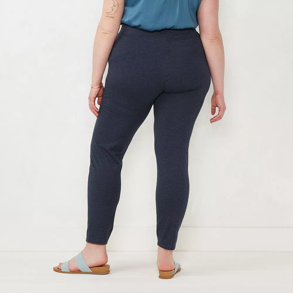 Plus Size LC Lauren Conrad Mid-Rise Leggings 3 Plus Size LC Lauren Conrad Mid-Rise Leggings - Image 2