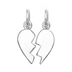 LC Lauren Conrad Sterling Silver Broken Heart Charm