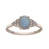 LC Lauren Conrad Oval Simulated Stone & Simulated Crystal Ring 2 LC Lauren Conrad Oval Simulated Stone & Simulated Crystal Ring -Fashion Women 5094304