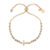 LC Lauren Conrad Dainty Cross Pull-Tie Bracelet -Fashion Women 5143963