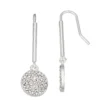 LC Lauren Conrad Pave Disc Drop Earrings