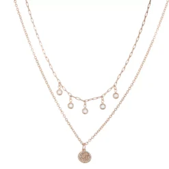 LC Lauren Conrad Double Strand Pendant Necklace