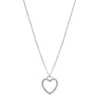 LC Lauren Conrad Large Pave Open Heart Necklace -Fashion Women 5303027