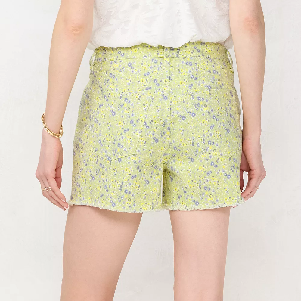 Women's LC Lauren Conrad High Rise Cut-Off Shorts 4 Women's LC Lauren Conrad High Rise Cut-Off Shorts - Image 2