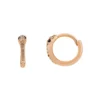 LC Lauren Conrad Gold Tone Simulated Crystal Snake Nickel Free Hoop Earrings -Fashion Women 5538988