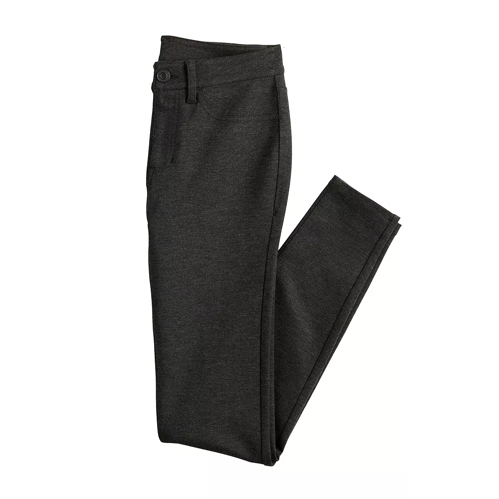 Women's LC Lauren Conrad Curvy Super Skinny Ponte Pants 5 Women's LC Lauren Conrad Curvy Super Skinny Ponte Pants - Image 3