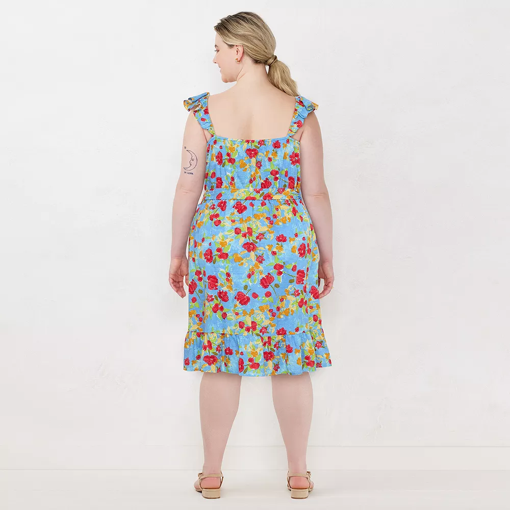 Plus Size LC Lauren Conrad Surplice Faux-Wrap Dress 4 Plus Size LC Lauren Conrad Surplice Faux-Wrap Dress - Image 2