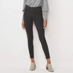 Petite LC Lauren Conrad High-Waisted Super Skinny Ponte Pants