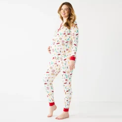 Maternity LC Lauren Conrad Jammies For Your Families® Holiday Village Pajama Set