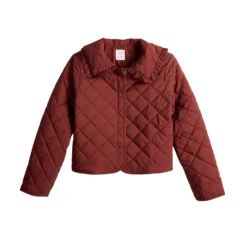 Women's LC Lauren Conrad Ruffle Quilted Jacket -Fashion Women 5659329 ALT5