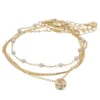 LC Lauren Conrad 3 Pack Organic Pearl & Enamel Bracelet Set -Fashion Women 5778659